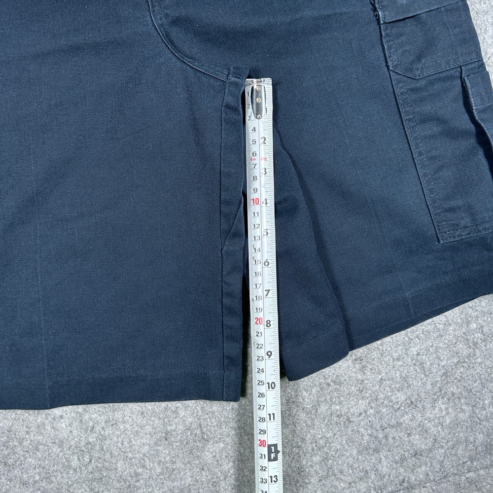 Dickies Cargo Shorts Mens 34(32x10) Navy Blue Loose Fit Workwear Skate Utility - Picture 5 of 14